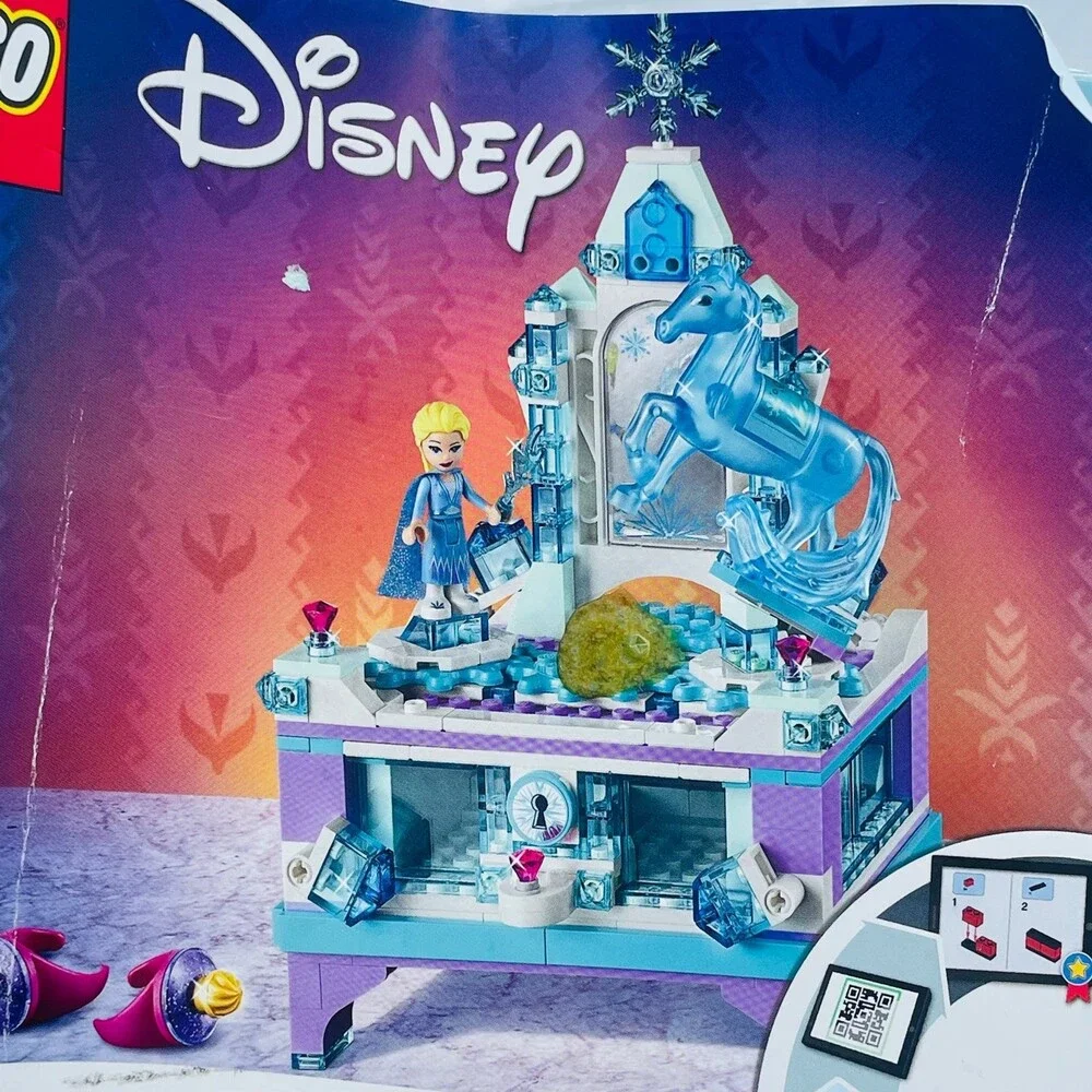 Lego Frozen II 2 Ice Elsa's Jewelry Box Creation Set # 41168 Preowned RETIRED